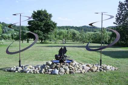 Installatie Hartola, Finland, de lelie en de slang
